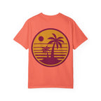 Sunset Palm Tree Unisex T-Shirt | Soft Beach Vibes | Perfect for Summer, Vacations, Gifts, Beach Days, Relaxation