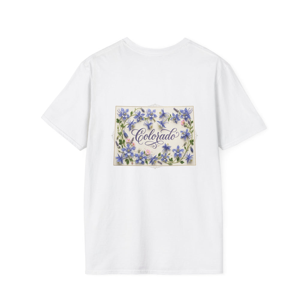 Colorado State Flower Women's T-Shirt — Floral Colorado Tee
