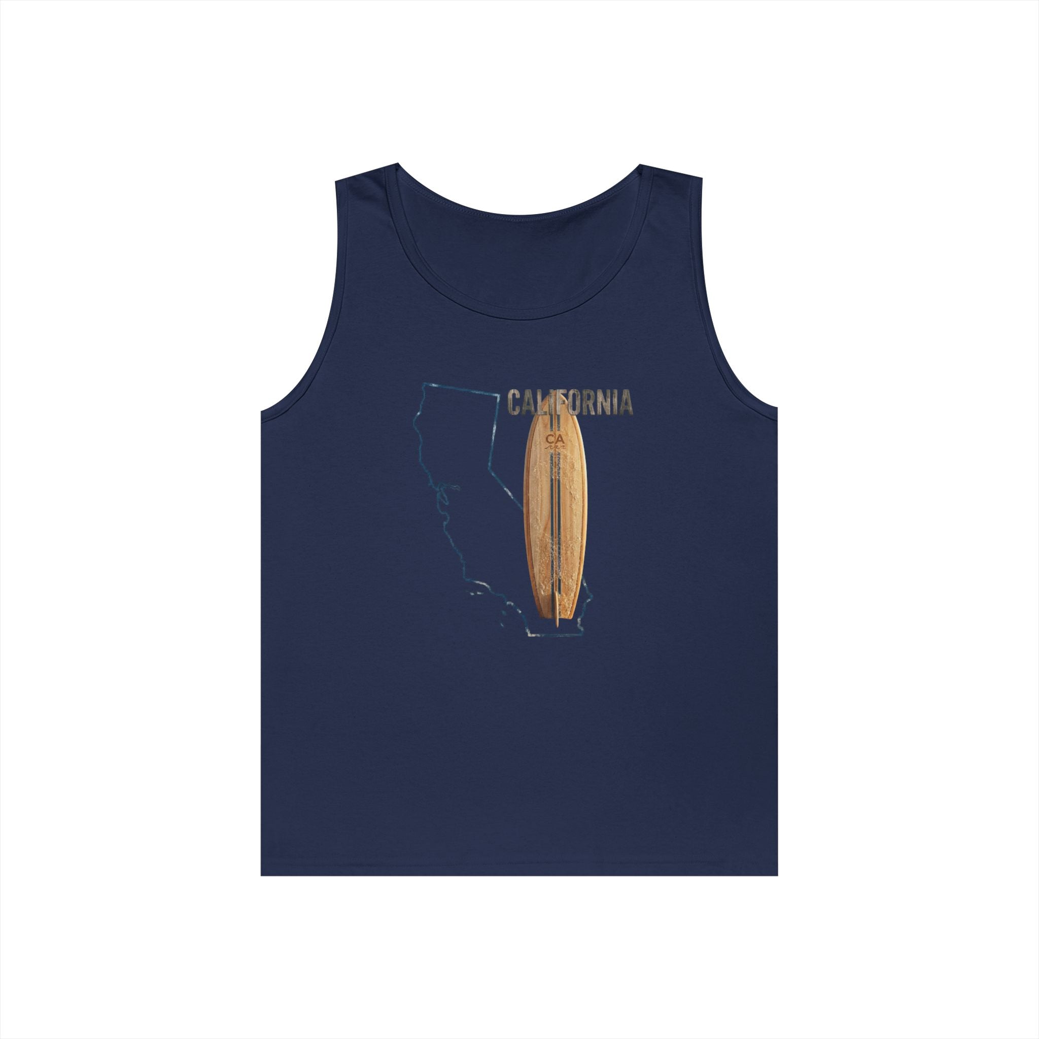 California Men's Coastal Cotton Tank Top – Lightweight, Breathable, Classic Fit Summer Essential