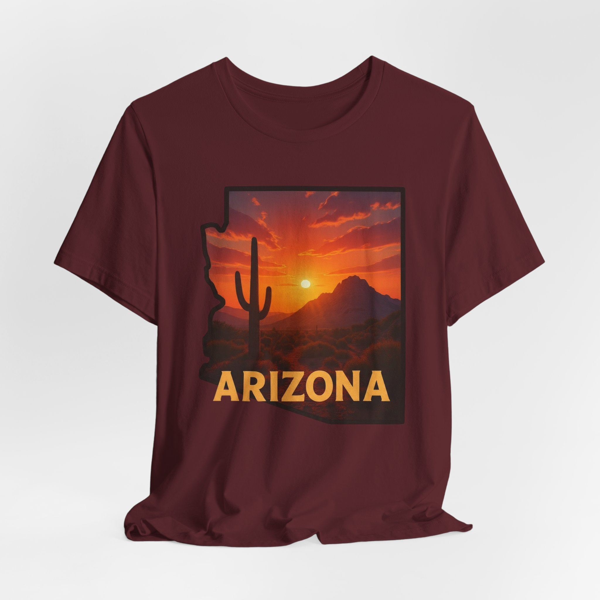 Arizona Cactus Sunset T-Shirt — Desert Sunset Graphic Tee