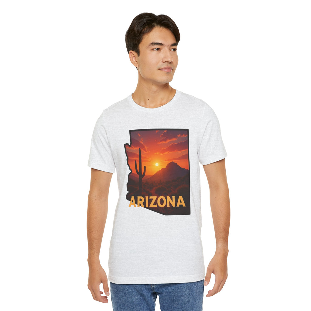 Arizona Cactus Sunset T-Shirt — Desert Sunset Graphic Tee