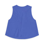 Stay Salty Crop Top — Beach Sunset Tank with "Stay Salty Make Waves" Graphic