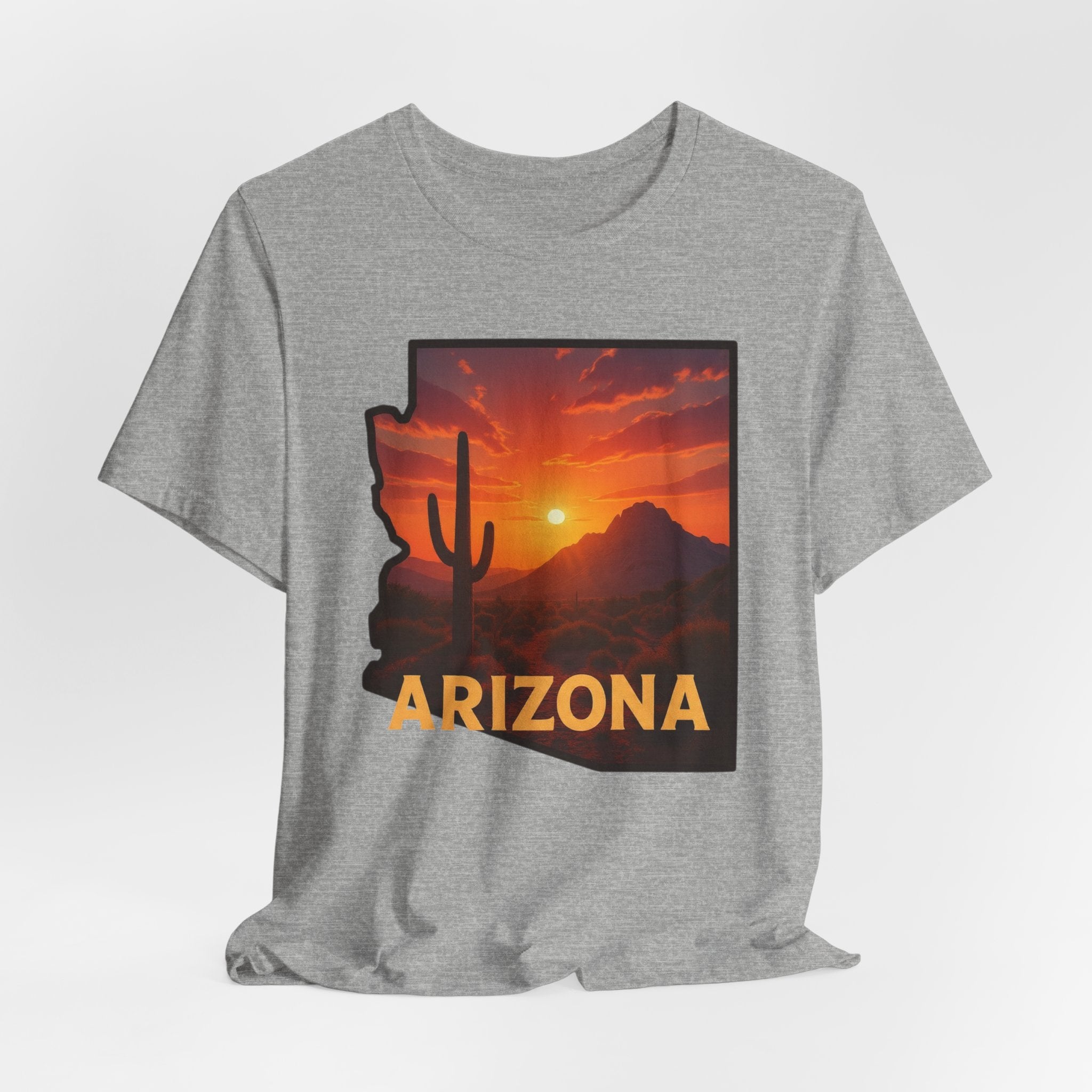 Arizona Cactus Sunset T-Shirt — Desert Sunset Graphic Tee