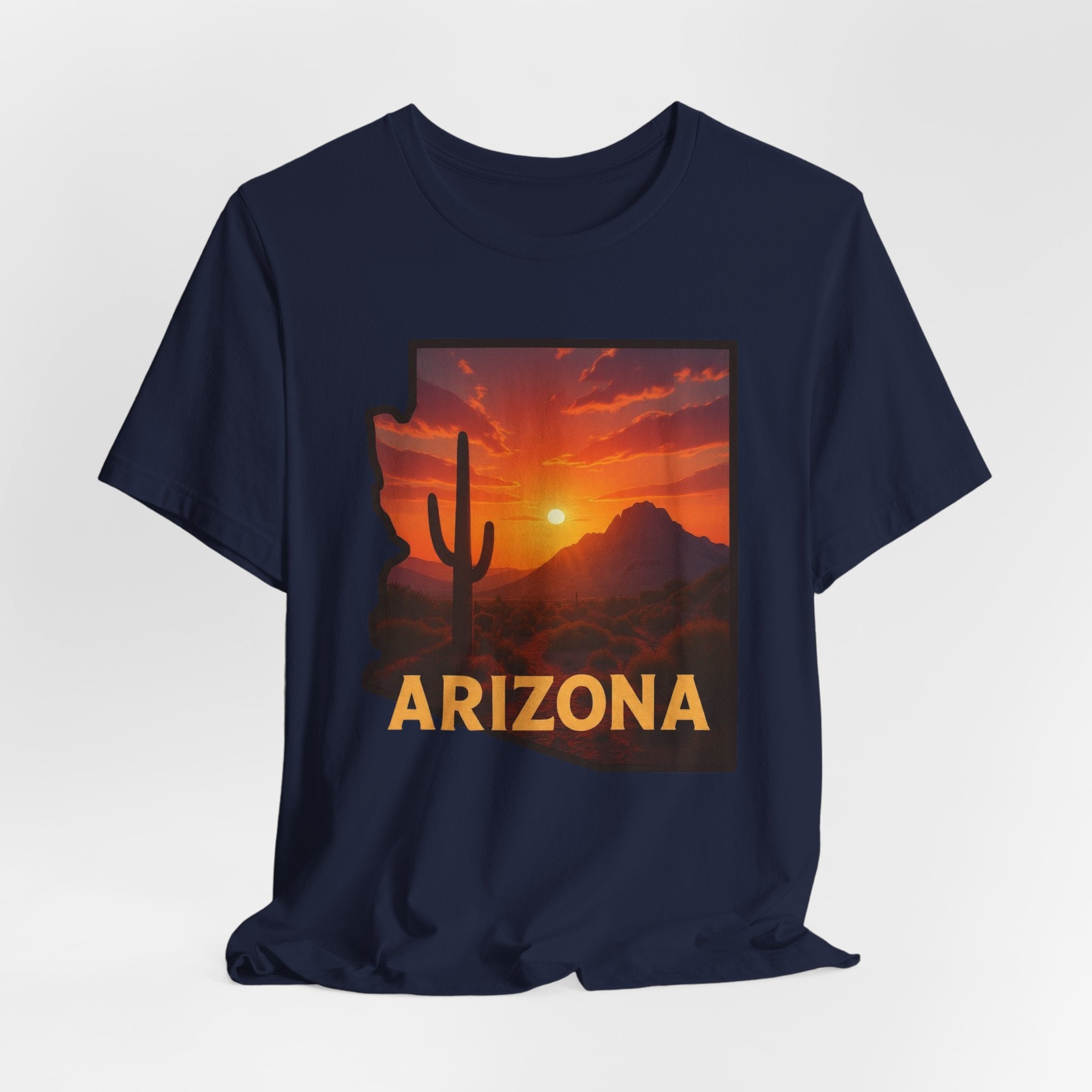Arizona Cactus Sunset T-Shirt — Desert Sunset Graphic Tee