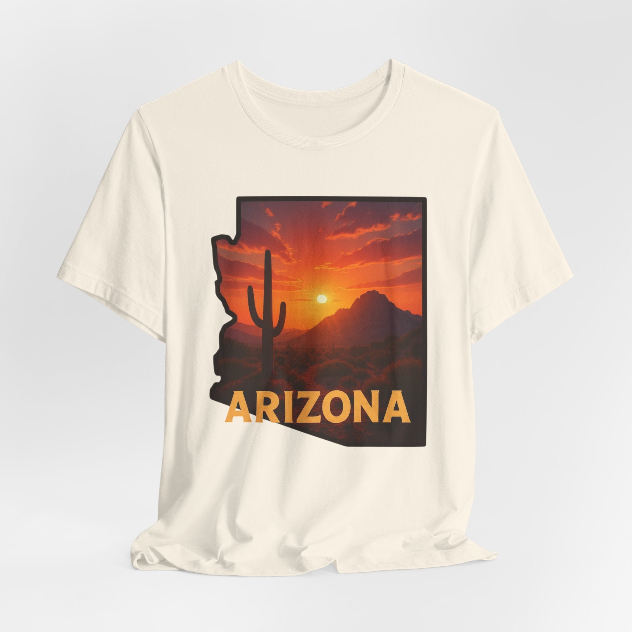 Arizona Cactus Sunset T-Shirt — Desert Sunset Graphic Tee