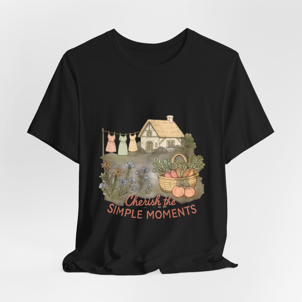 Cherish the simple moments- Jersey Short Sleeve Tee