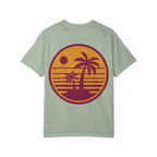 Sunset Palm Tree Unisex T-Shirt | Soft Beach Vibes | Perfect for Summer, Vacations, Gifts, Beach Days, Relaxation