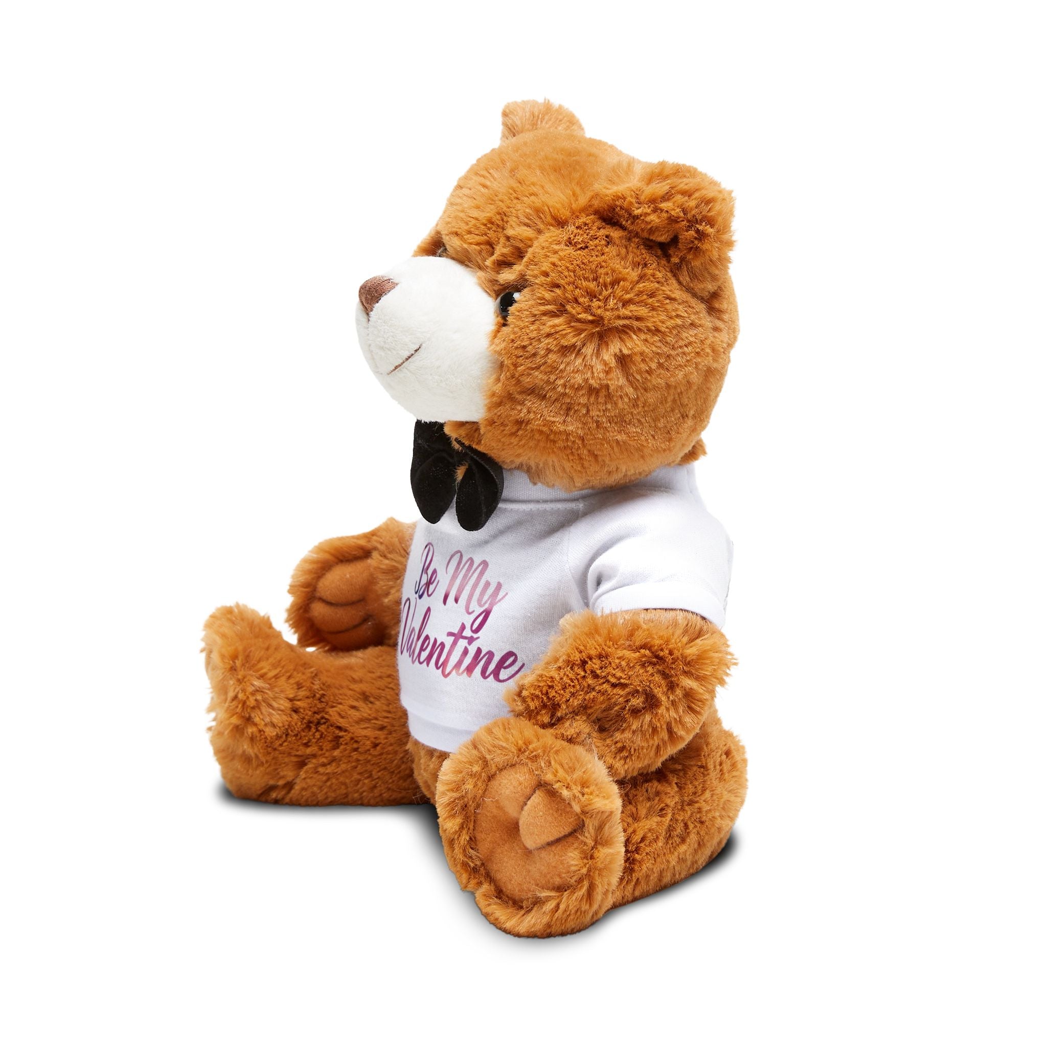 Valentine Teddy Bear with "Be My Valentine" T-Shirt