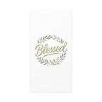 Blessed Wreath Matte Canvas Wall Art (Stretched 1.25")