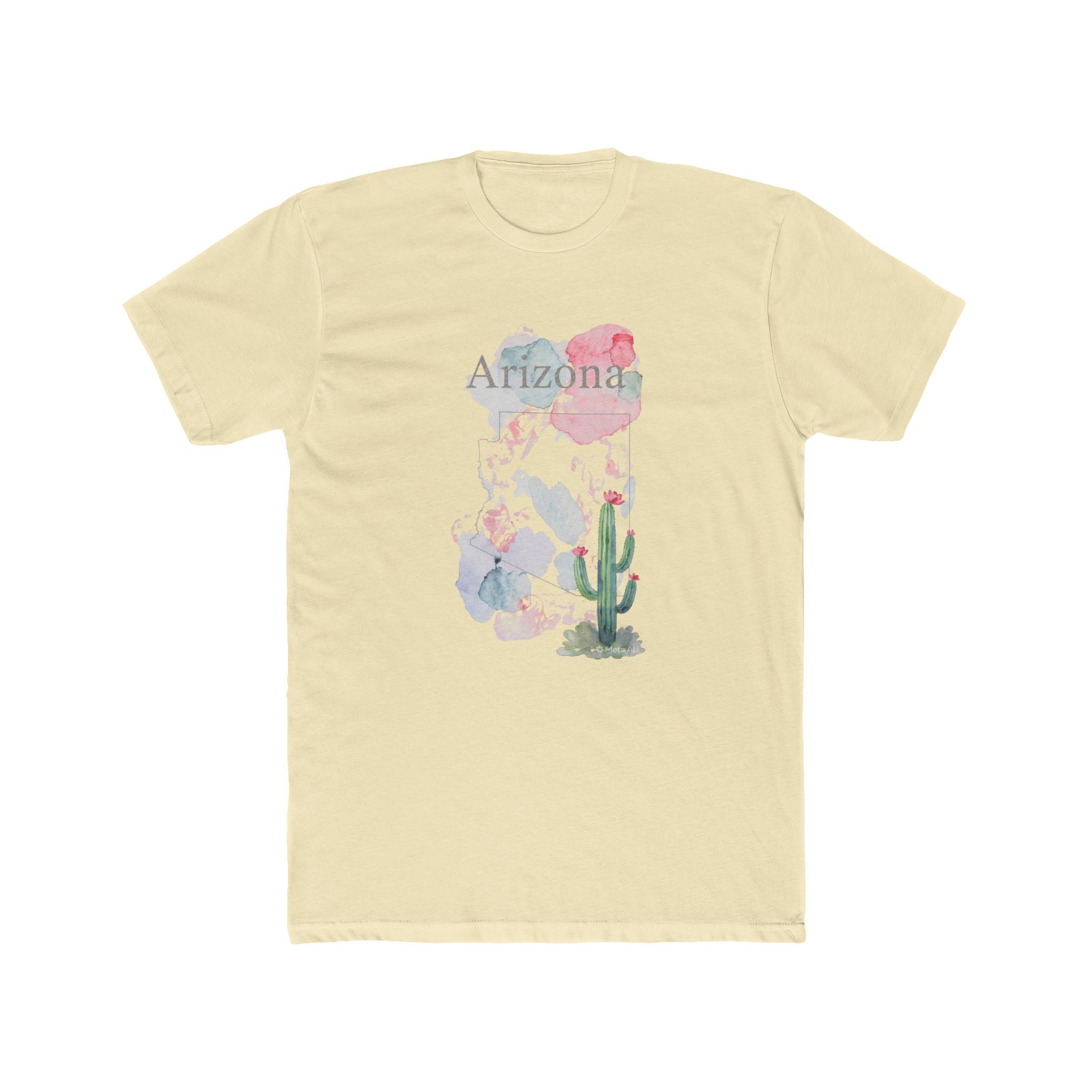 Arizona T-Shirt for Women | Desert Cactus Graphic Tee | Soft Cotton Shirt