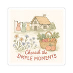 Cherish the simple moments-Kiss-Cut Stickers