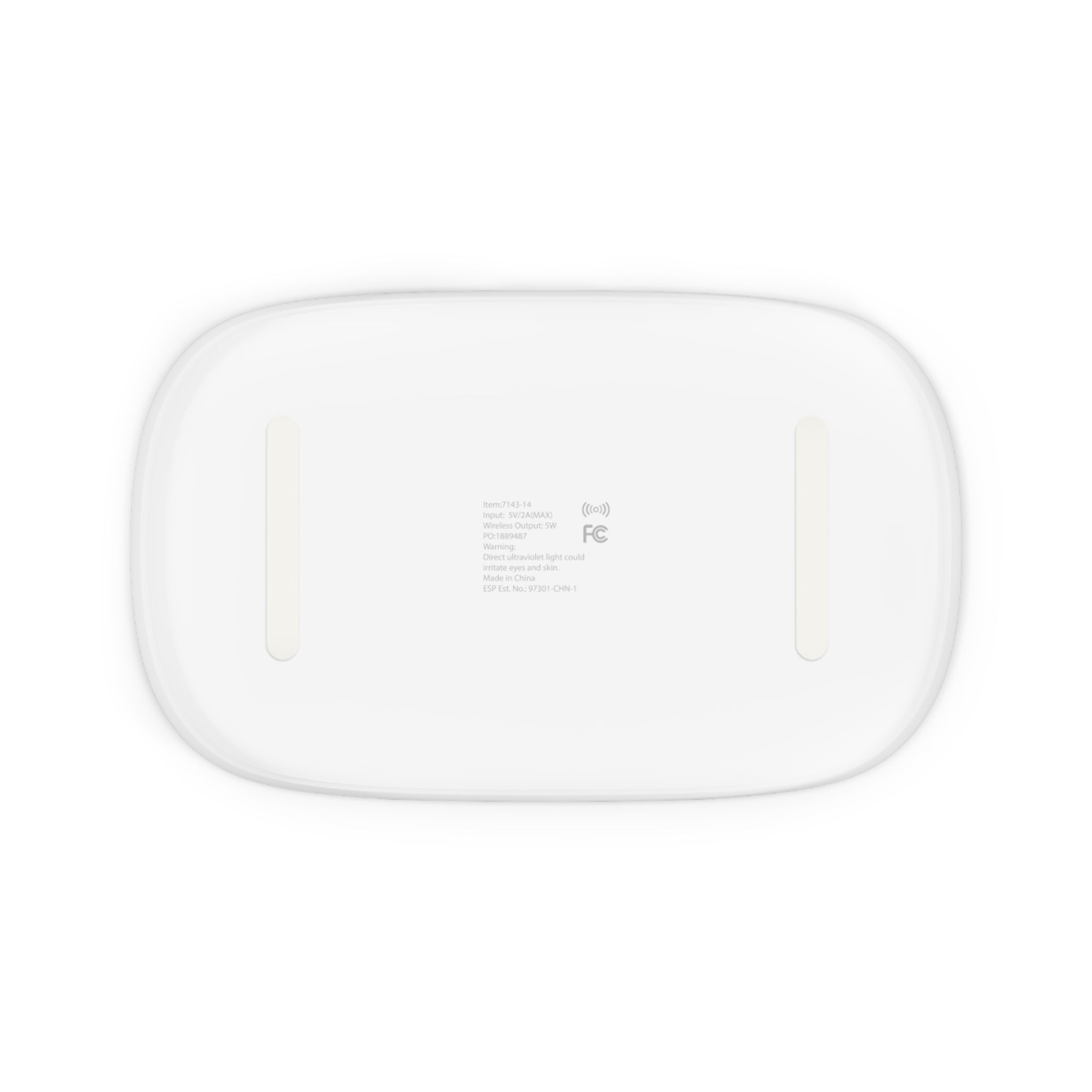 Chic UV Phone Sanitizer & Wireless Charger, Trendy Tech Accessory, Gift for Tech Lovers, Stylish Home Decor, Smartphone Cleaning Pad