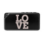 Love-Themed Bluetooth Speaker for Music Lovers, Portable Sound System, Unique Gift, Modern Decor, Music Festival Essential
