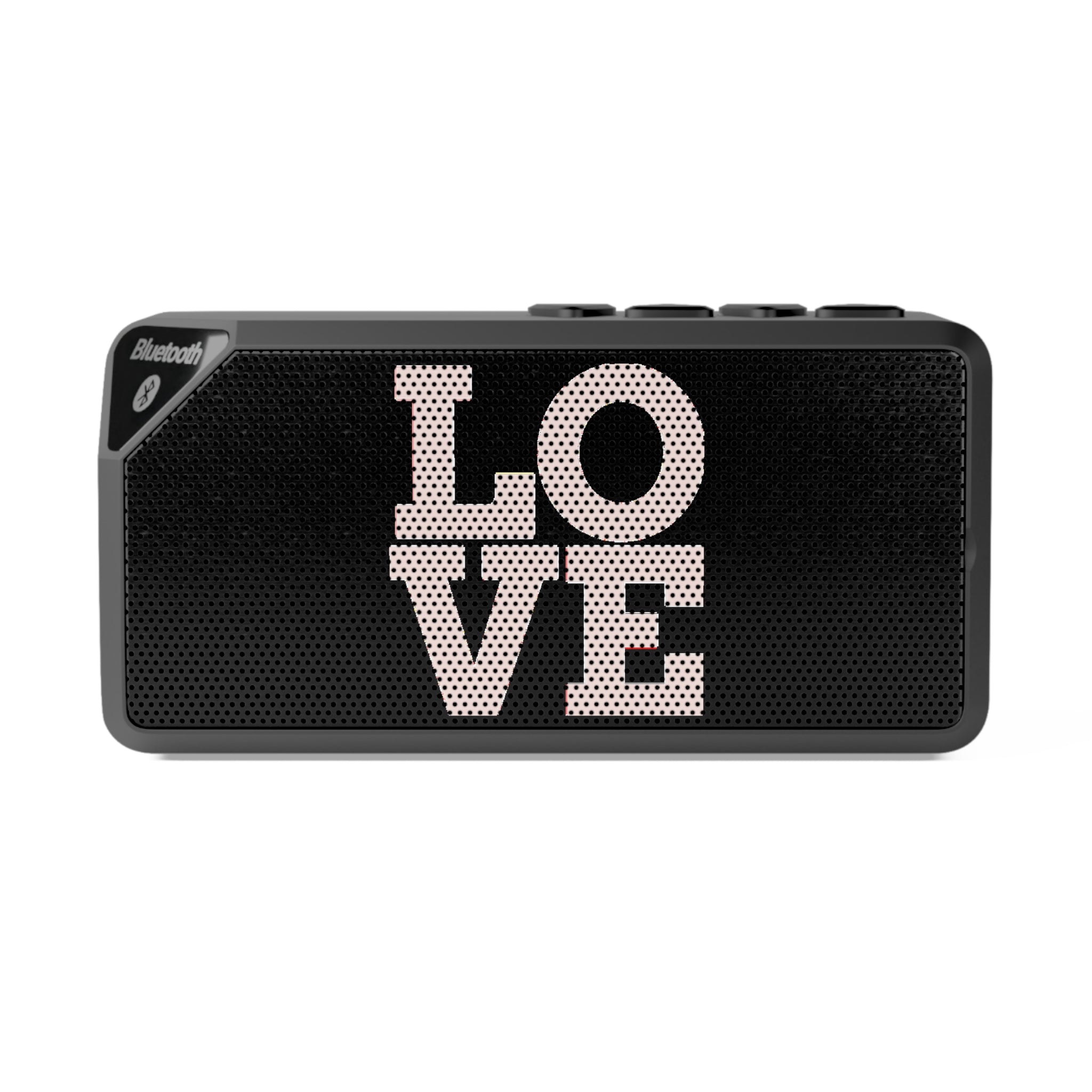 Love-Themed Bluetooth Speaker for Music Lovers, Portable Sound System, Unique Gift, Modern Decor, Music Festival Essential