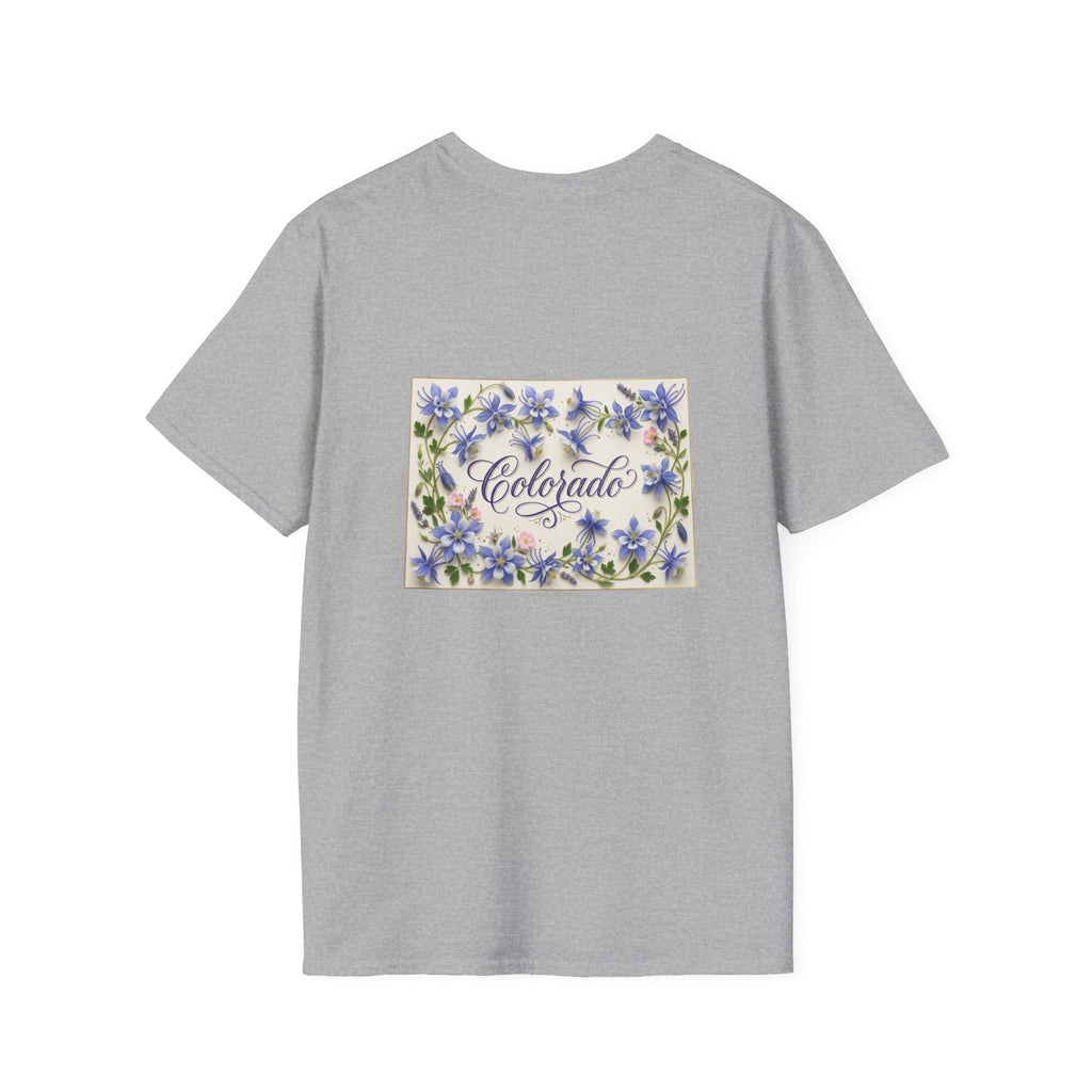 Colorado State Flower Women's T-Shirt — Floral Colorado Tee