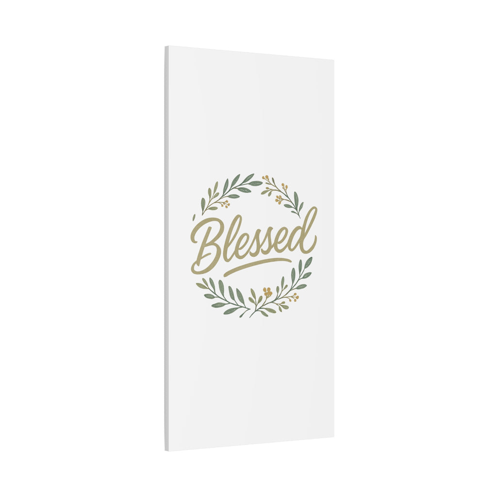 Blessed Wreath Matte Canvas Wall Art (Stretched 1.25")