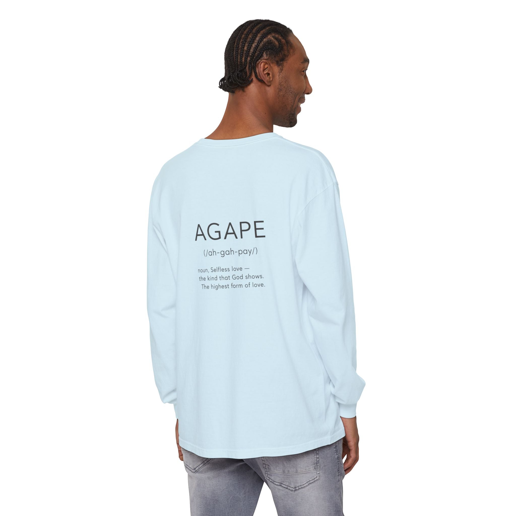 Agape Christian Long Sleeve T-Shirt — Faith-Based Apparel
