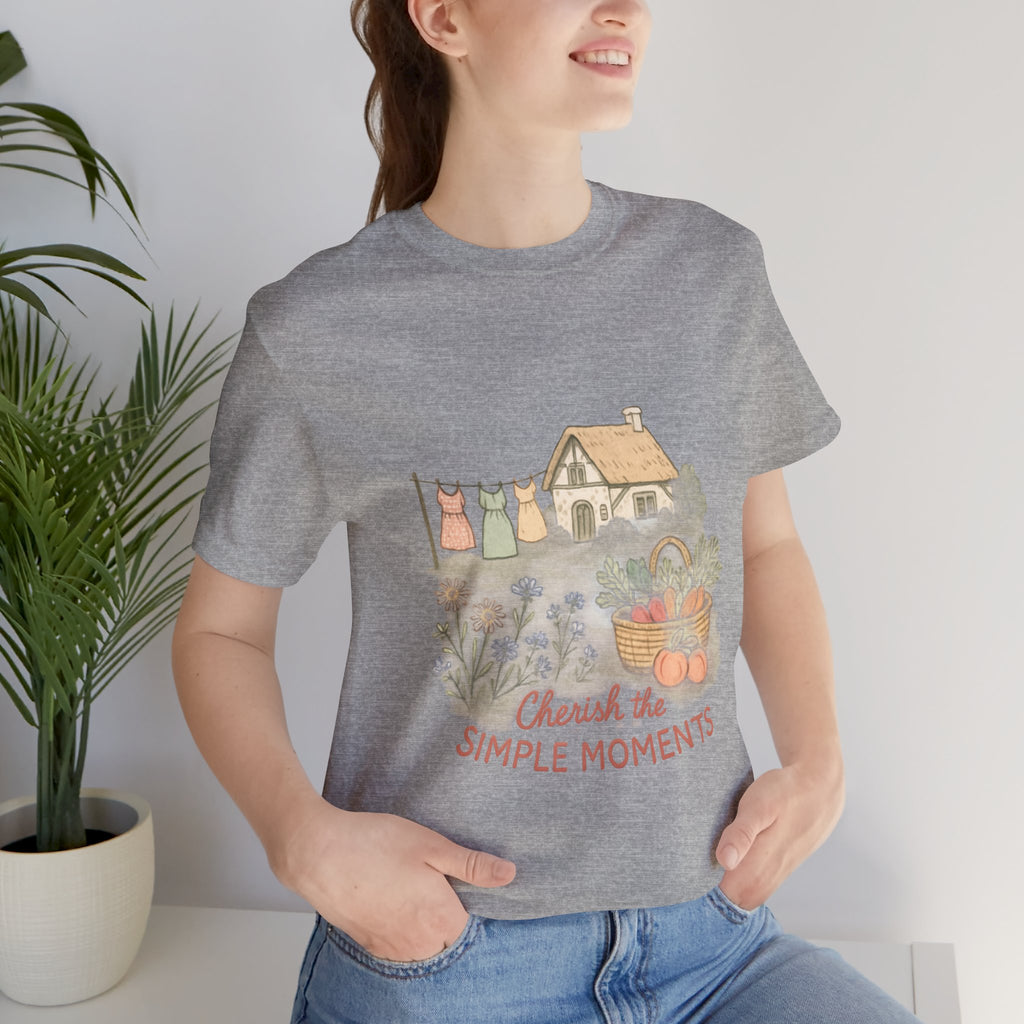 Cherish the simple moments- Jersey Short Sleeve Tee