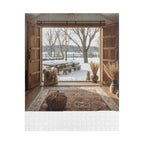 Cozy Winter Scene Puzzle (110, 252, 520, 1014-piece) - Perfect Gift for Family Game Night