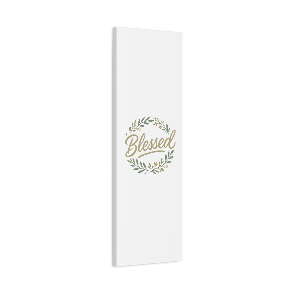 Blessed Wreath Matte Canvas Wall Art (Stretched 1.25")
