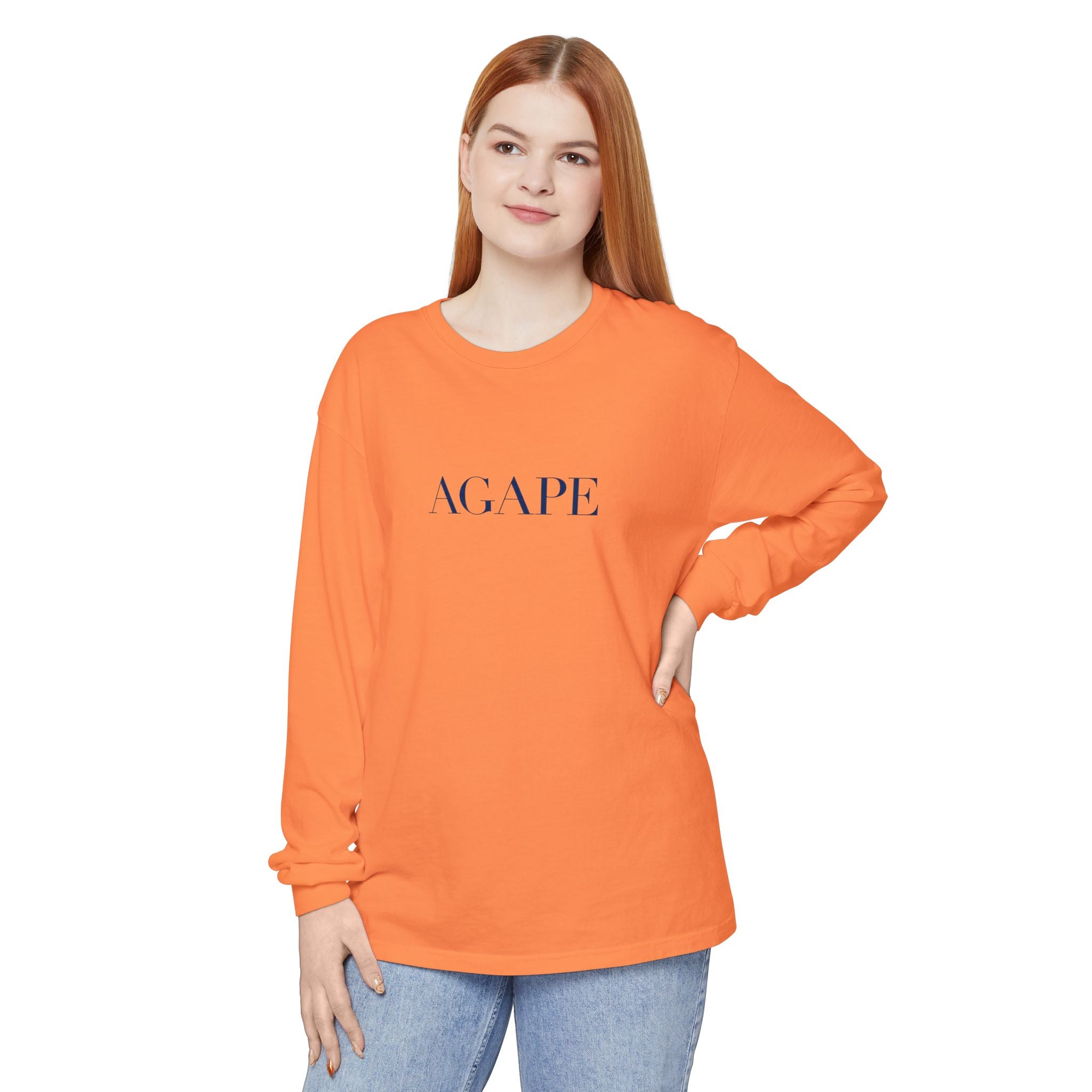 Agape Christian Long Sleeve T-Shirt — Faith-Based Apparel