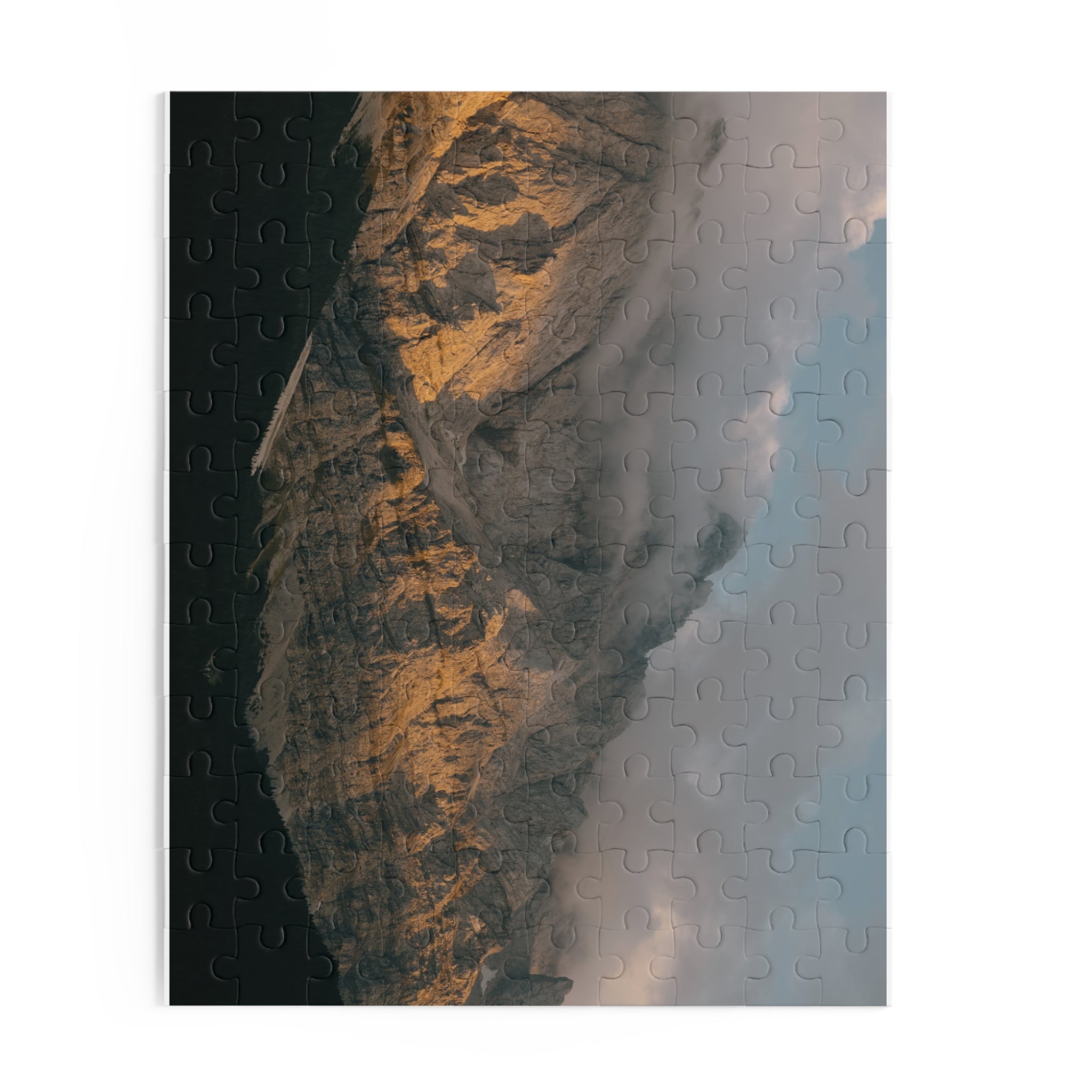 Mountain Sunrise Scenic Puzzle — 500/252/120 Piece Landscape Jigsaw