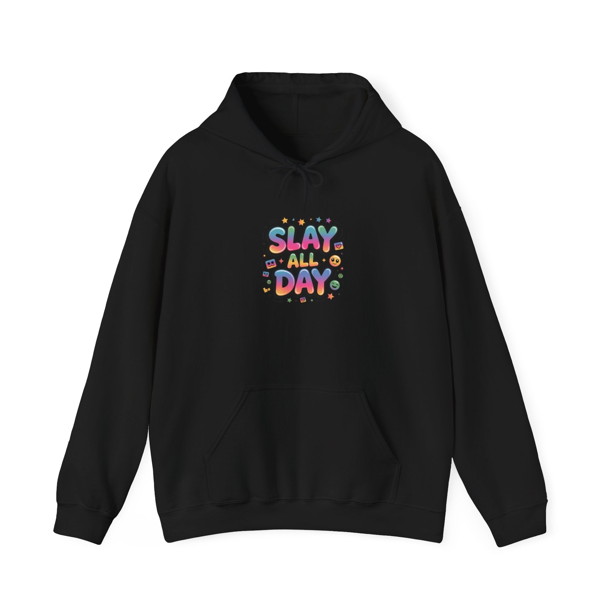 Slay All Day hoodie | Gen-Z slang, bold meme typography