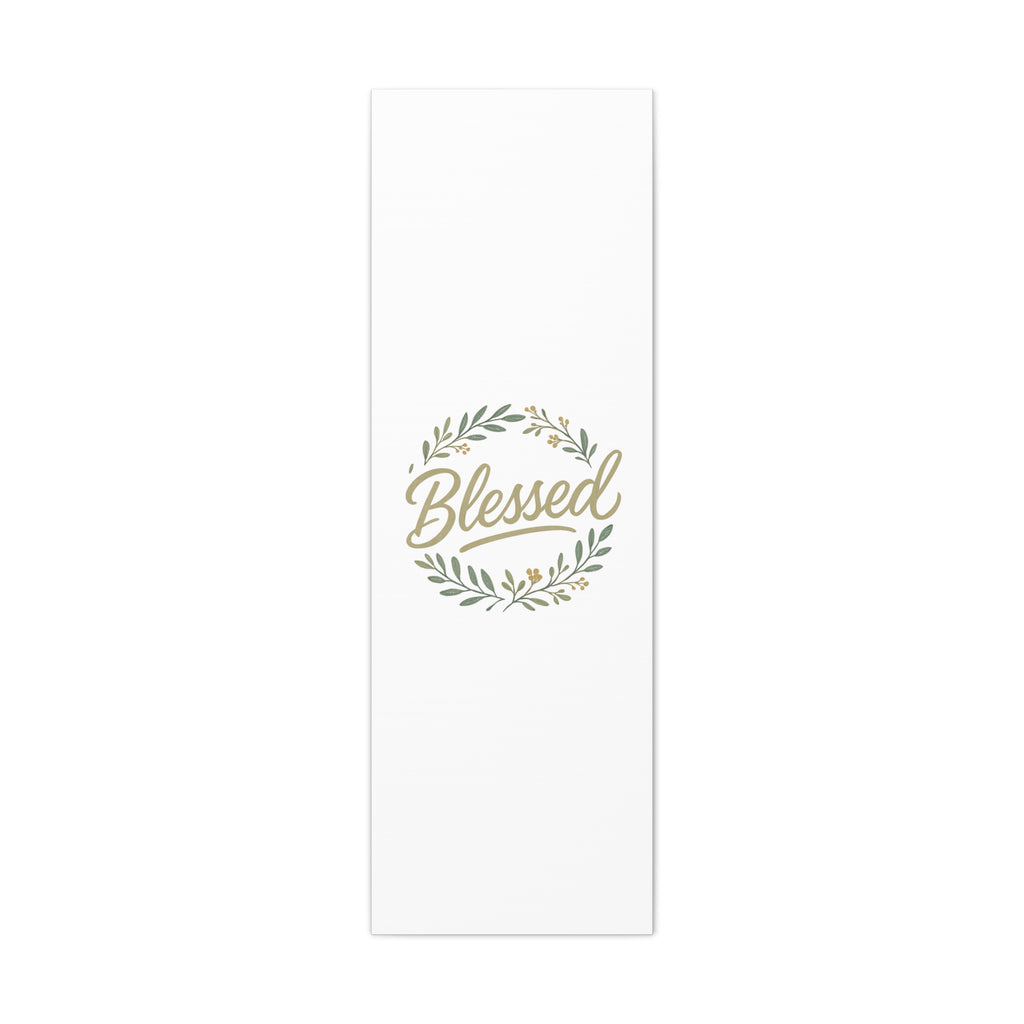 Blessed Wreath Matte Canvas Wall Art (Stretched 1.25")