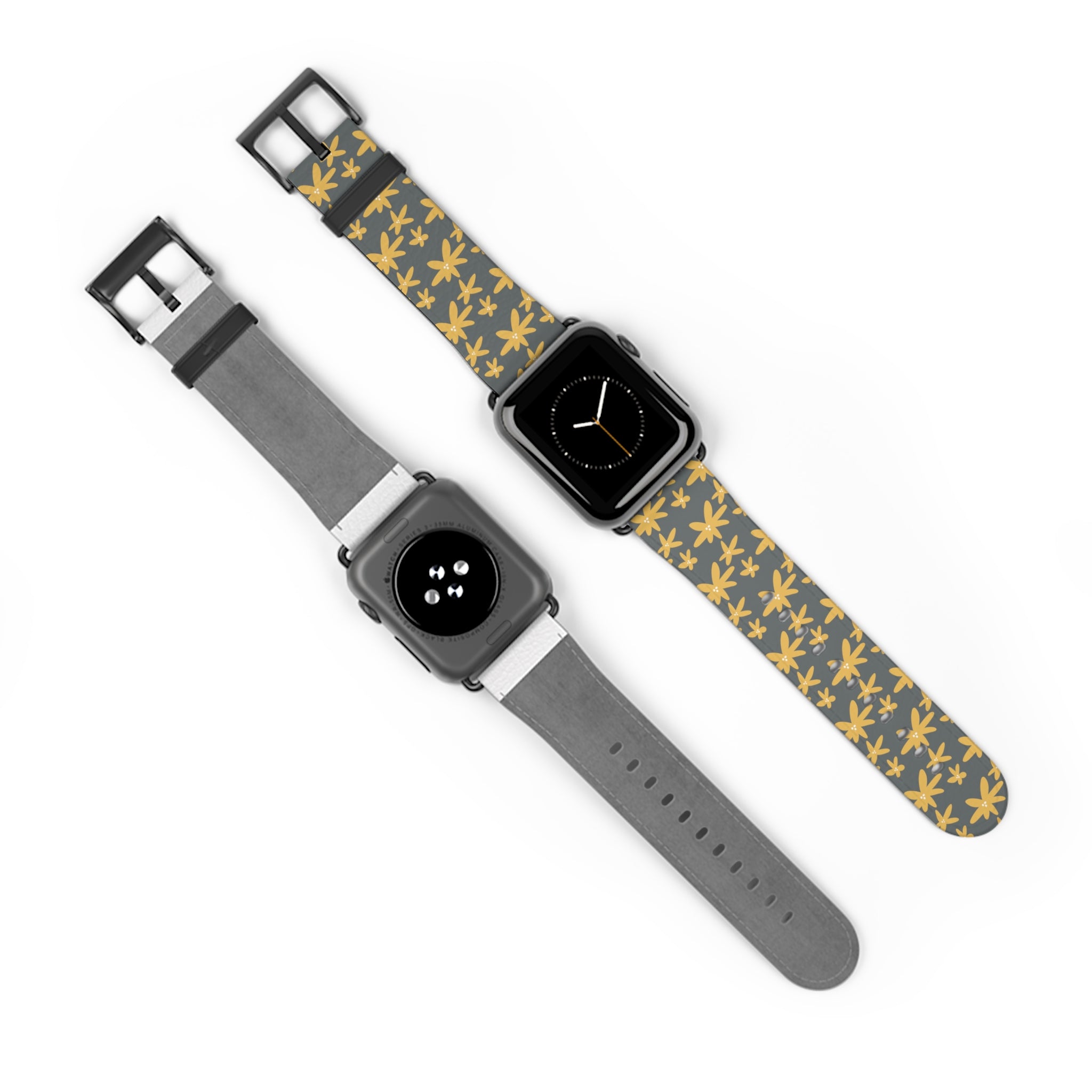 Stylish Floral Watch Band, Unique Watch Strap, Customizable Apple Watch Band, Boho Chic Accessories, Gift for Her