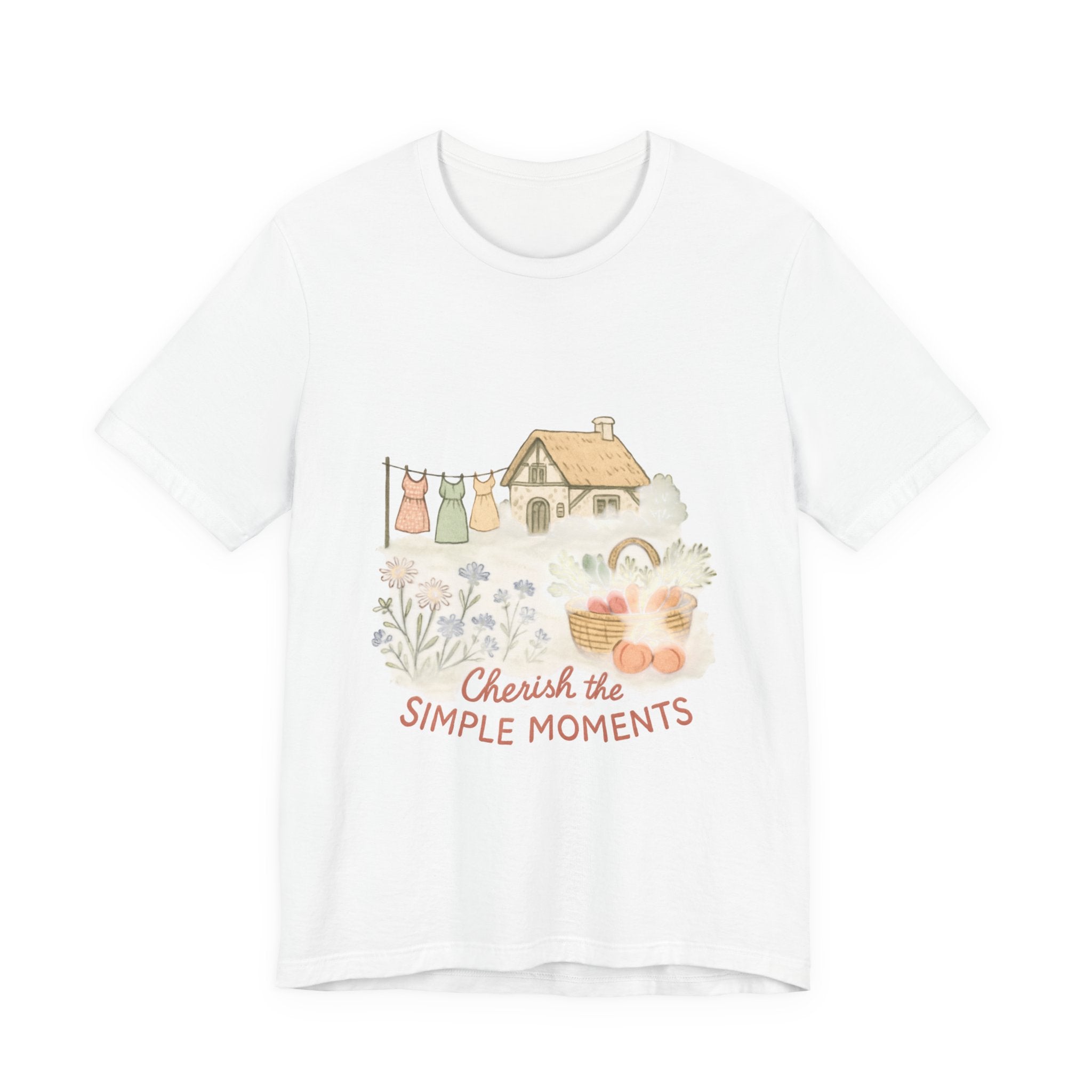 Cherish the simple moments- Jersey Short Sleeve Tee