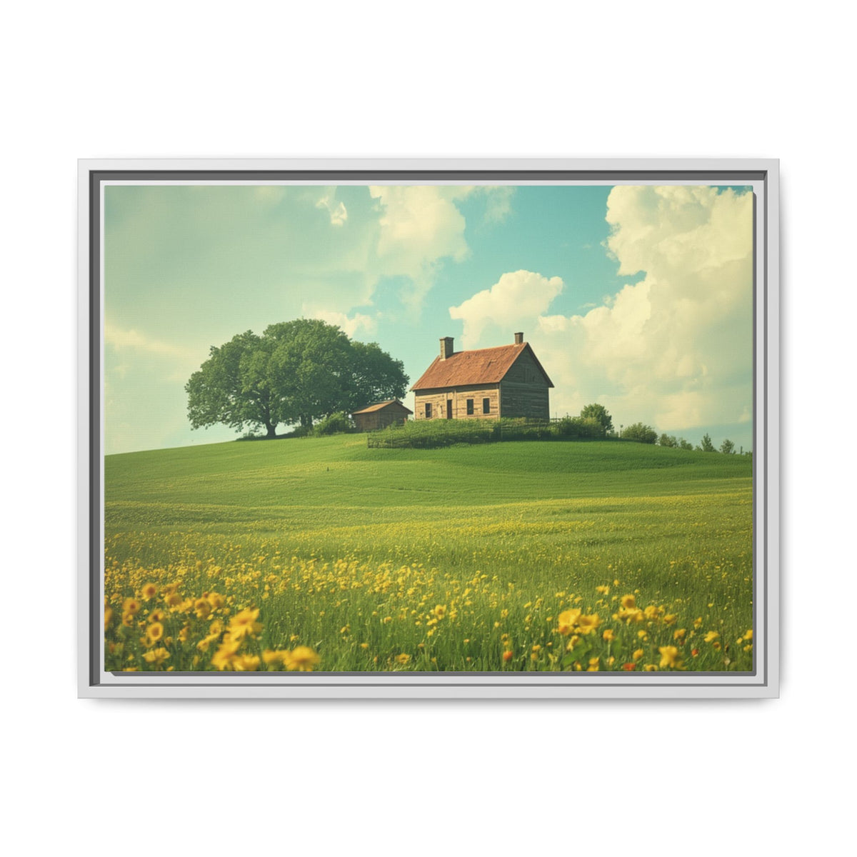 Matte Canvas, Framed (Multi-color)