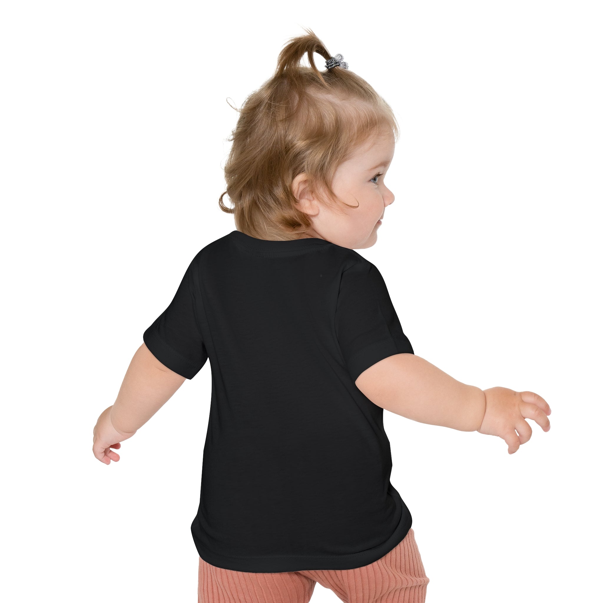 Unstoppable Chick Baby Short Sleeve T-Shirt — Cute Soft Fluffy Toddler Tee