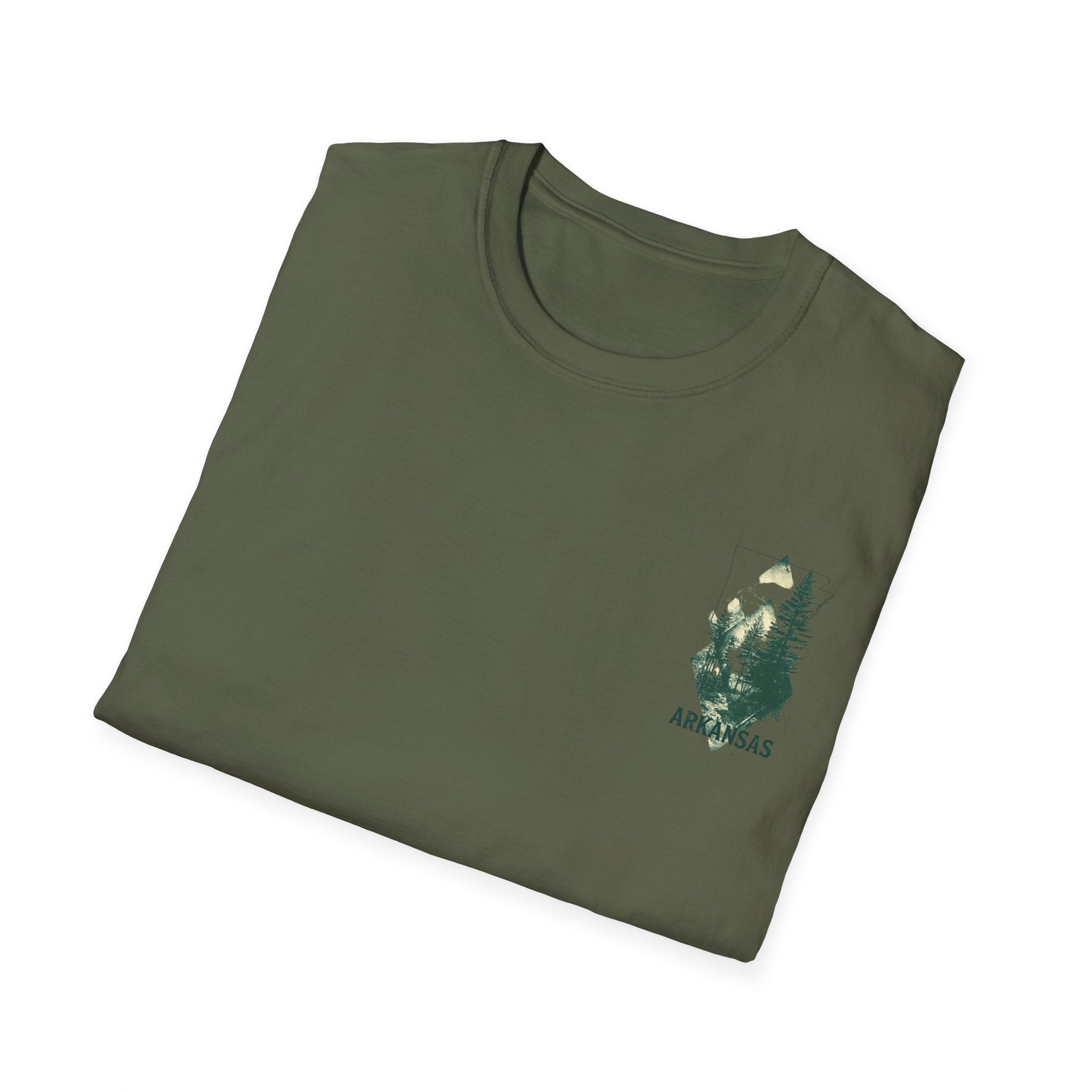 Arkansas Mountain Forest T-Shirt — Vintage Nature State Tee
