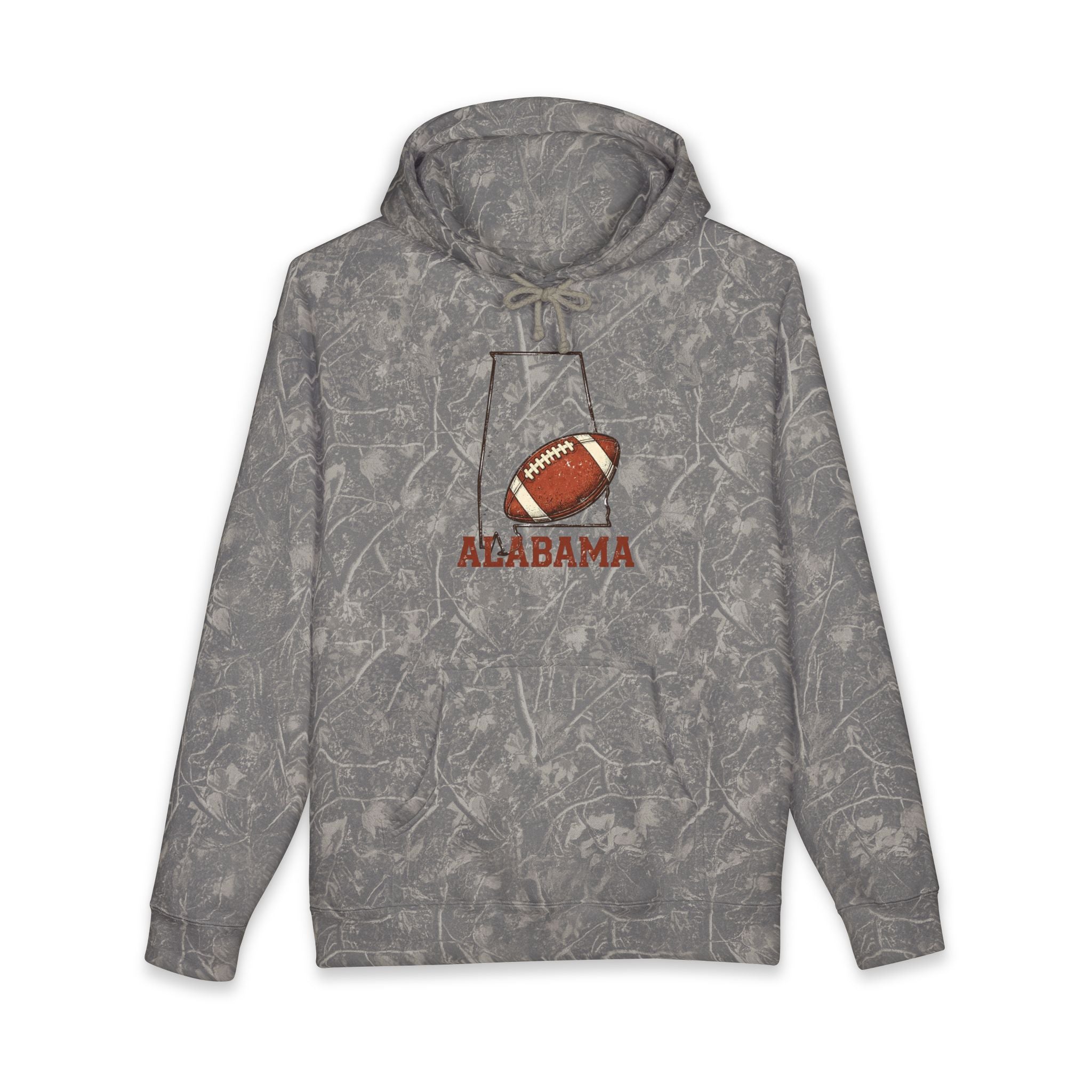 Premium Alabama Camo Hoodie | Game Day Football Sweatshirt | Heavyweight Fleece Pullover
