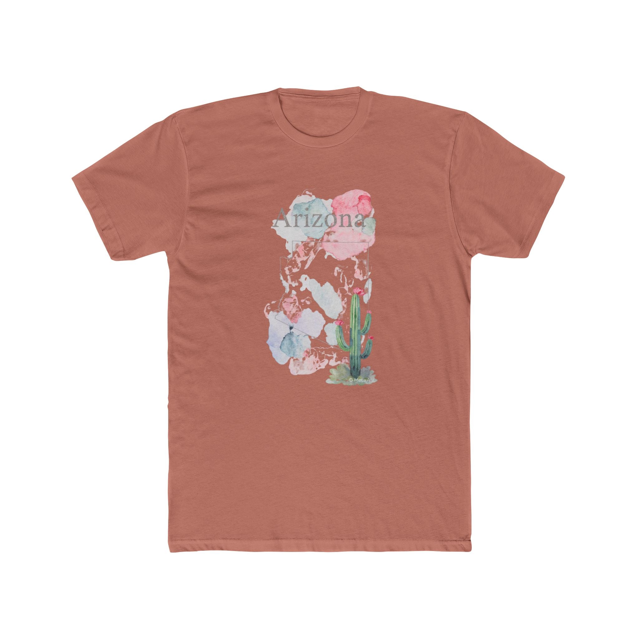 Arizona T-Shirt for Women | Desert Cactus Graphic Tee | Soft Cotton Shirt