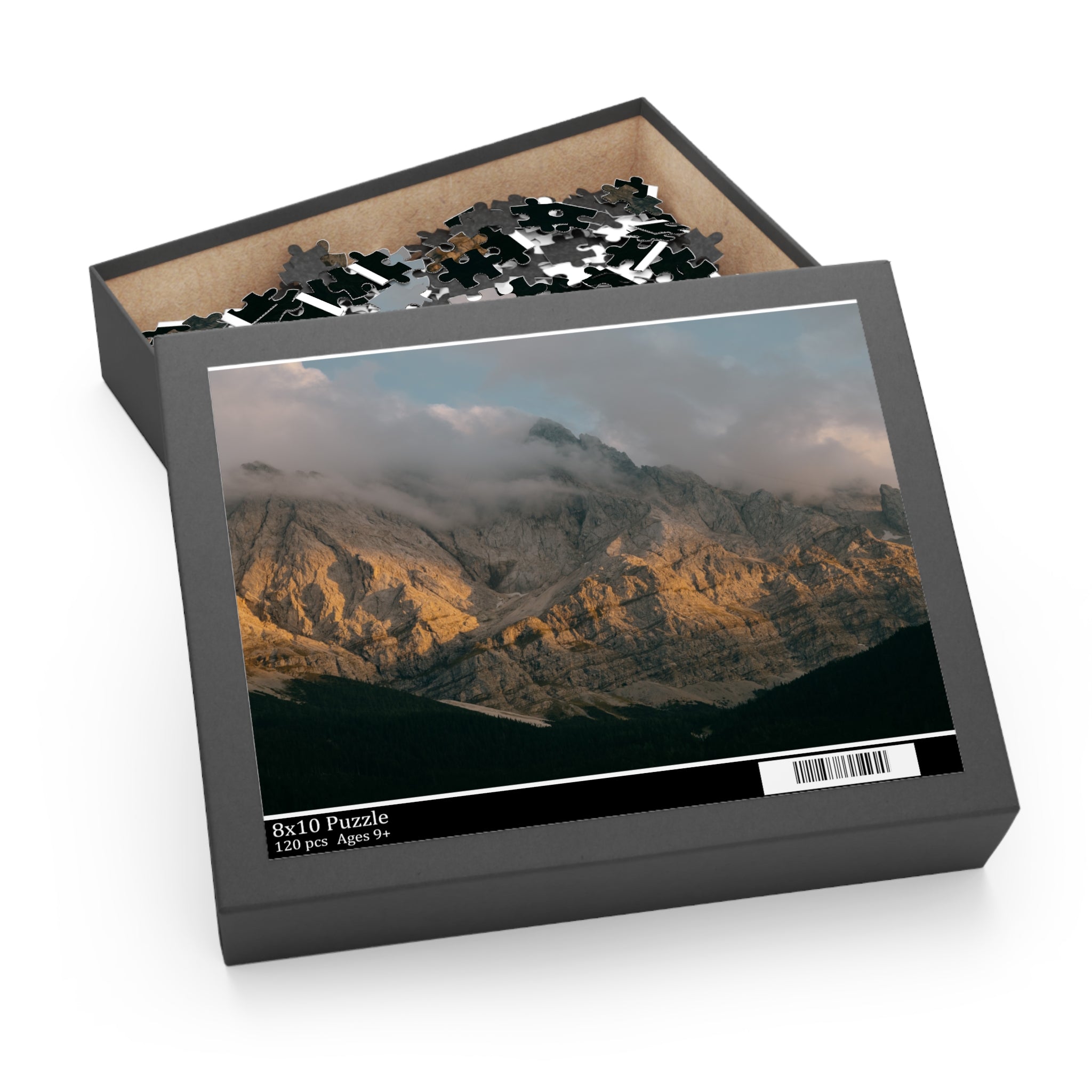 Mountain Sunrise Scenic Puzzle — 500/252/120 Piece Landscape Jigsaw