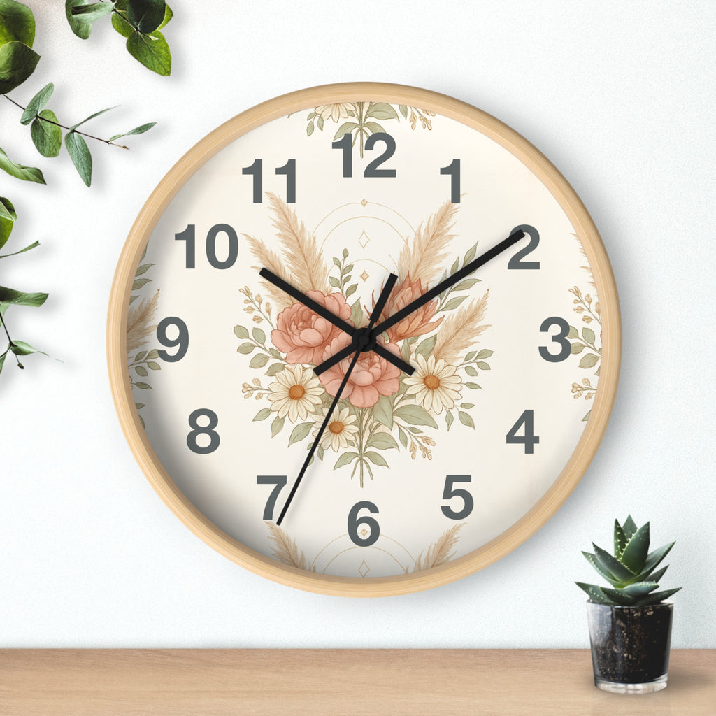 Floral Wall Clock