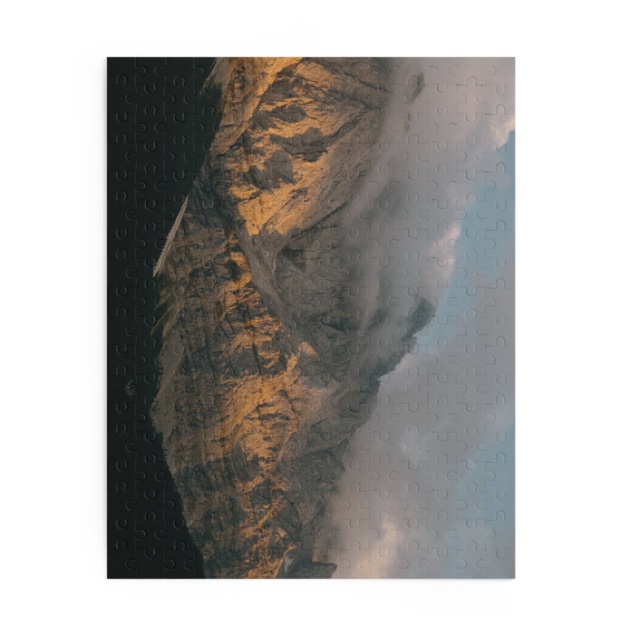 Mountain Sunrise Scenic Puzzle — 500/252/120 Piece Landscape Jigsaw