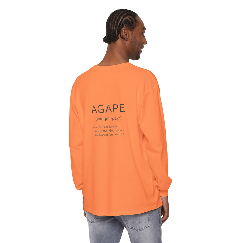 Agape Christian Long Sleeve T-Shirt — Faith-Based Apparel