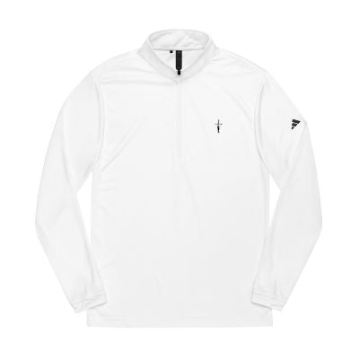 Quarter-Zip Pullover with Cross - Unisex